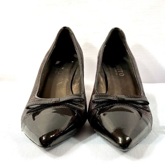 CHOCOLATE BROWN 2.5” HEELS DITTO by VAN ELI SIZE-7 - Picture 4 of 6